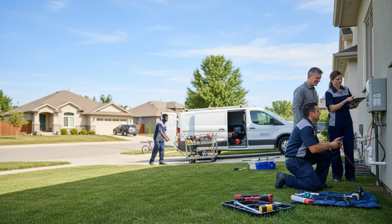 Tankless water heater service in Tatamy, PA